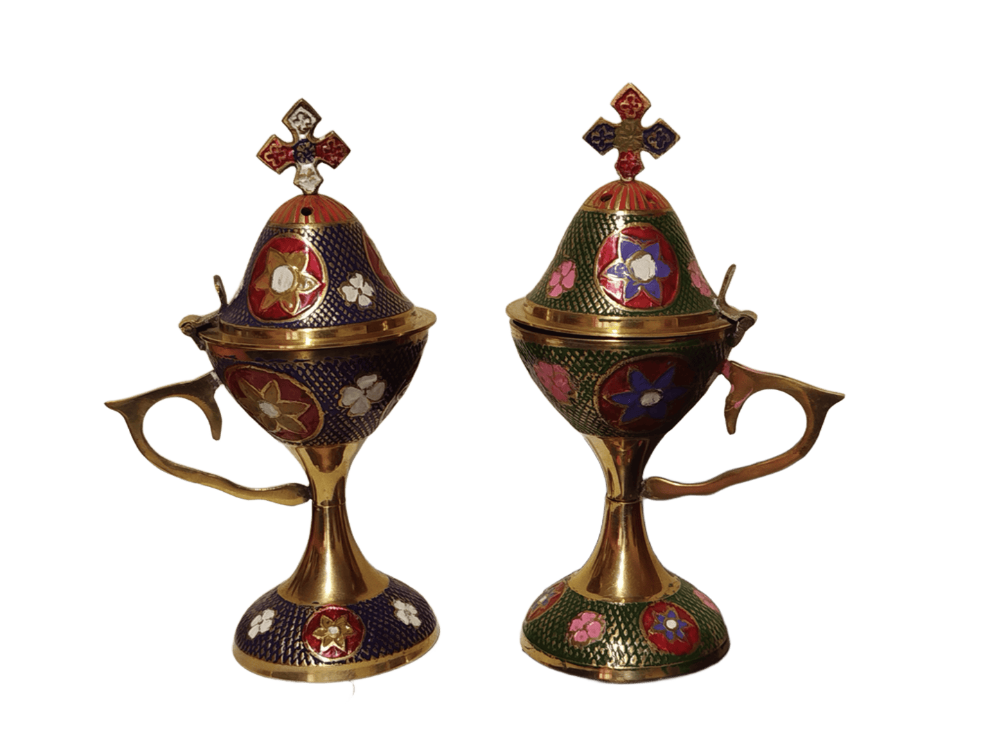 Ручка - месингова рисувана