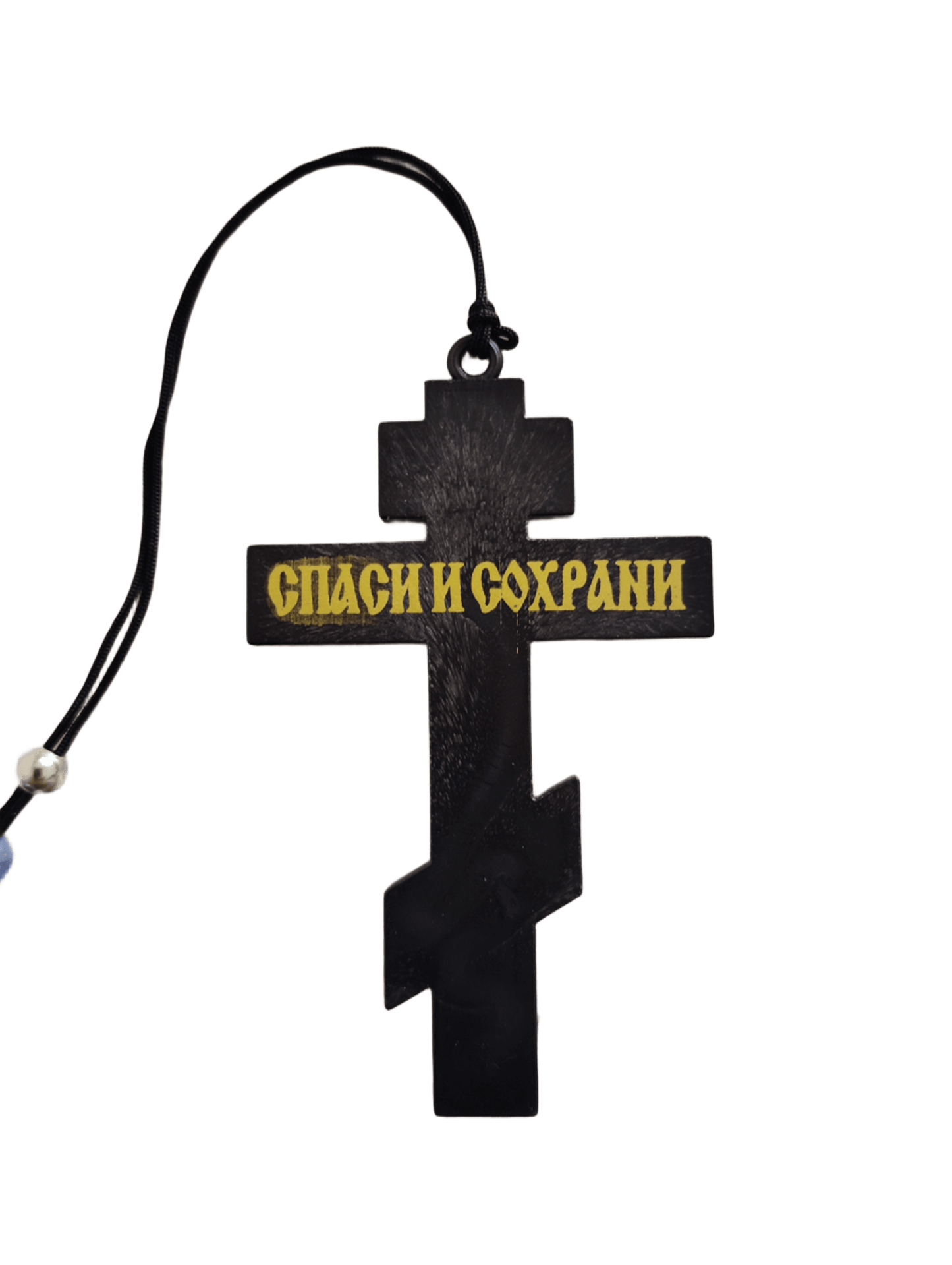 Silver cross for car