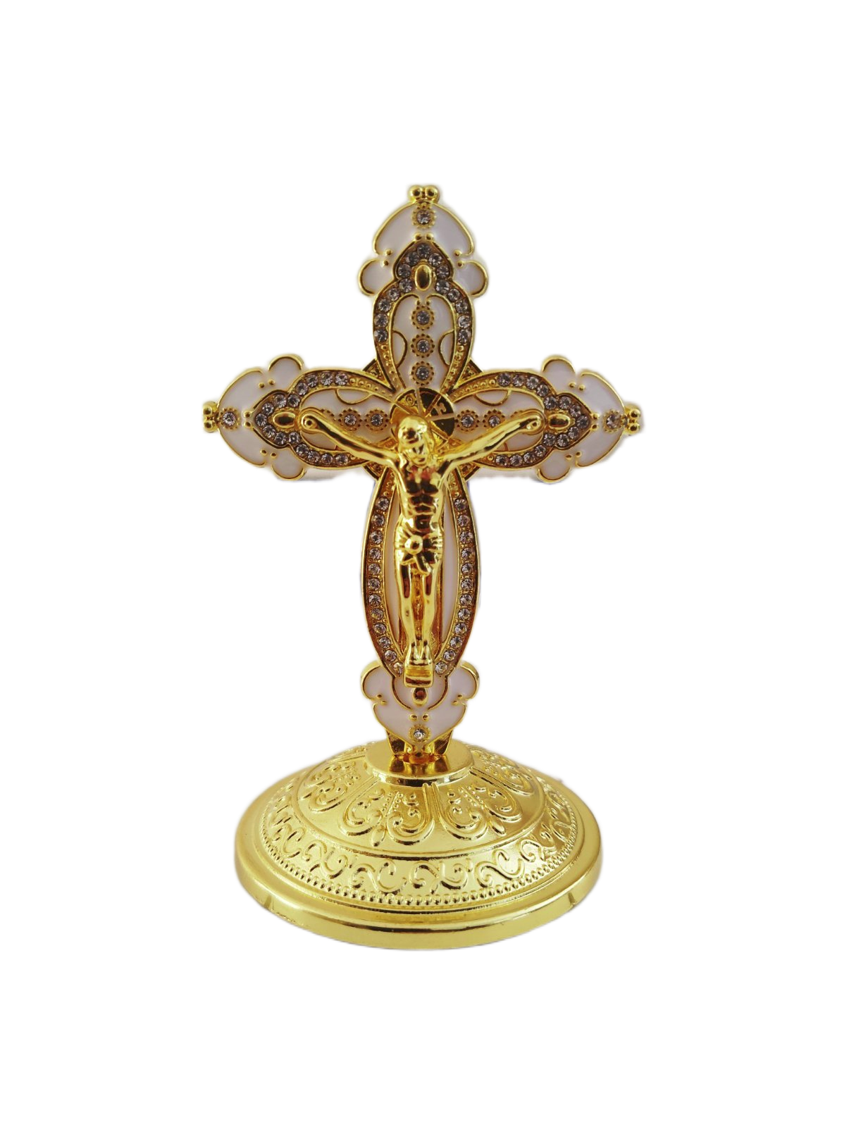 Метален кръст с разпятието