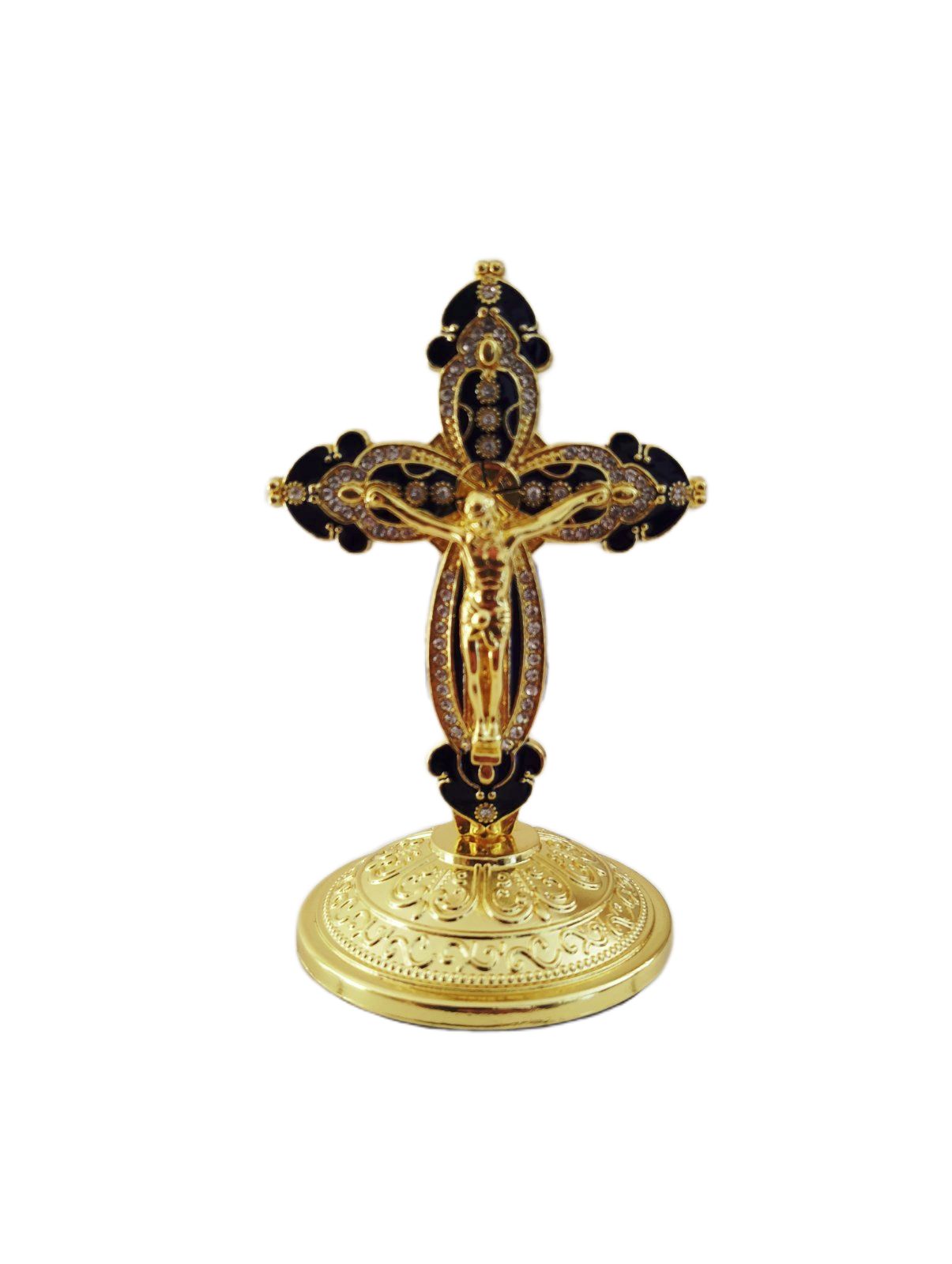 Метален кръст с разпятието