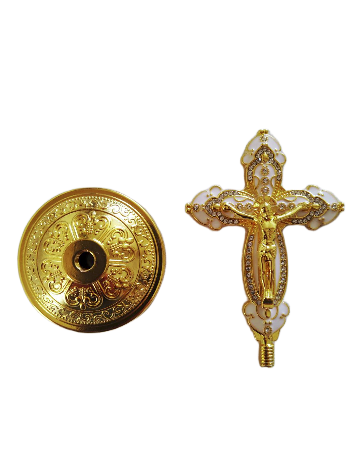 Метален кръст с разпятието