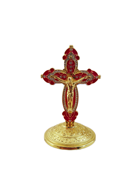 Метален кръст с разпятието