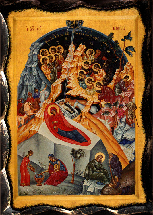 Икона на Рождество Христово