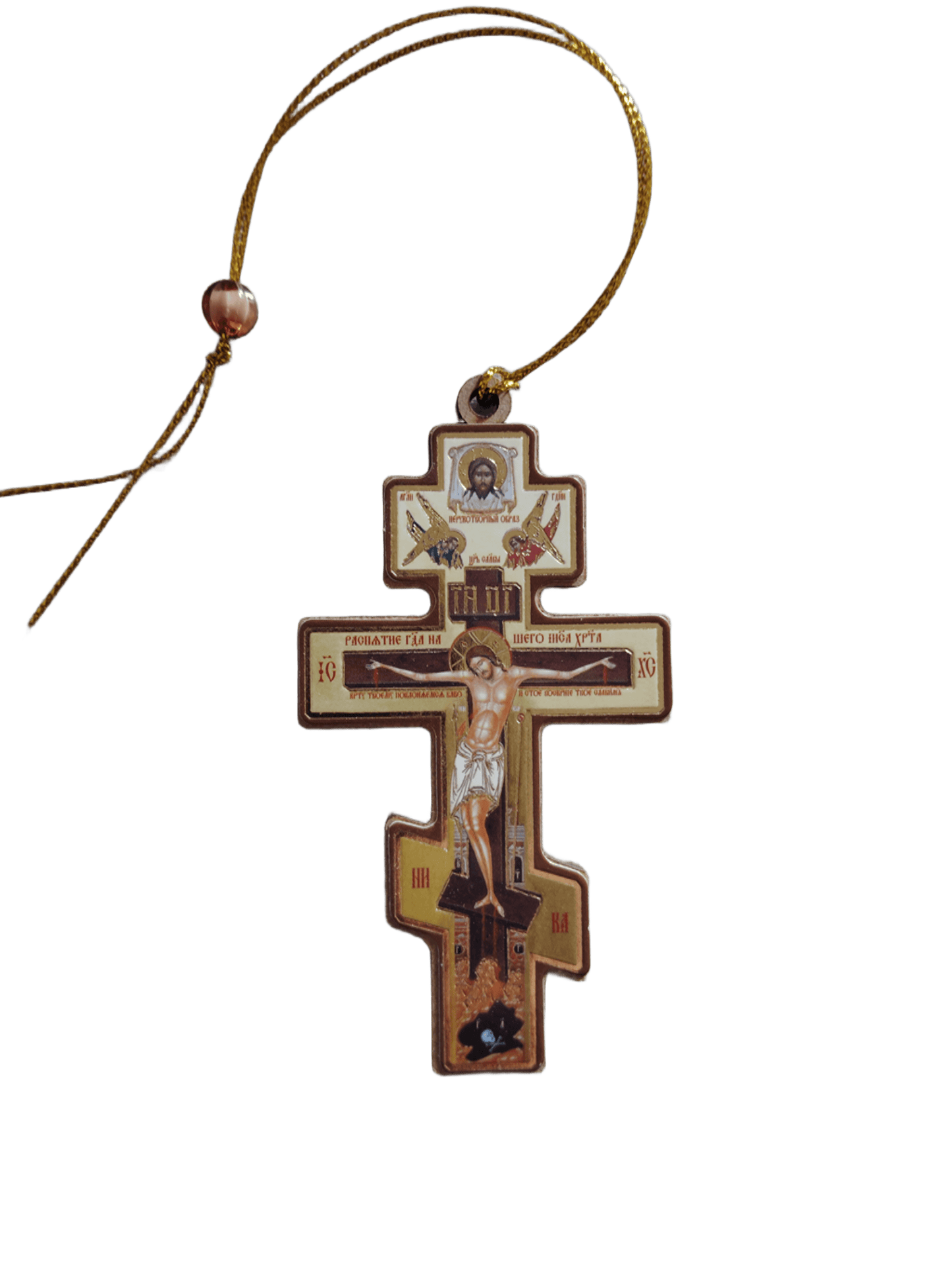 Дървен кръст за кола