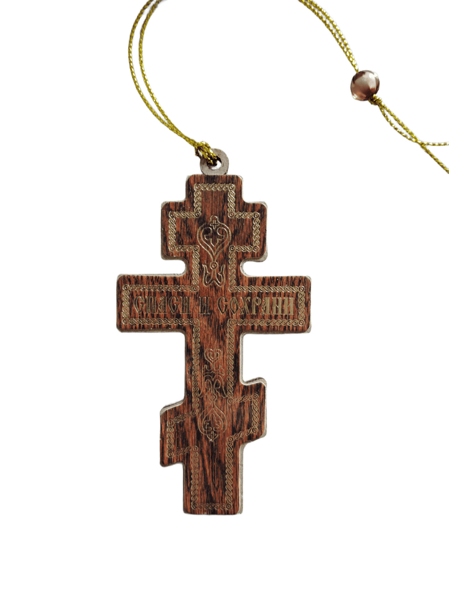 Дървен кръст за кола