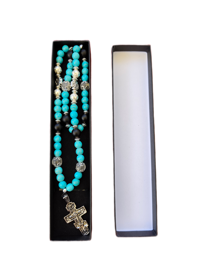 Κομπολόι με τυρκουάζ