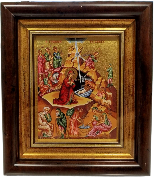 Икона на Рождество Христово