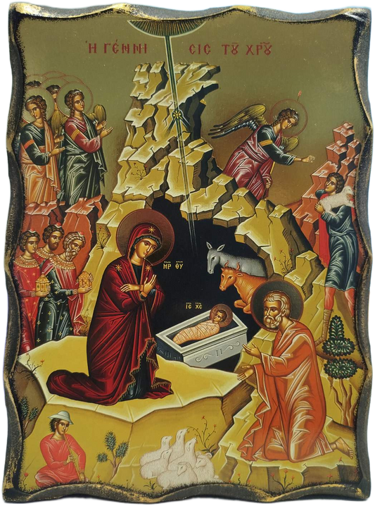 Икона на Рождество Христово