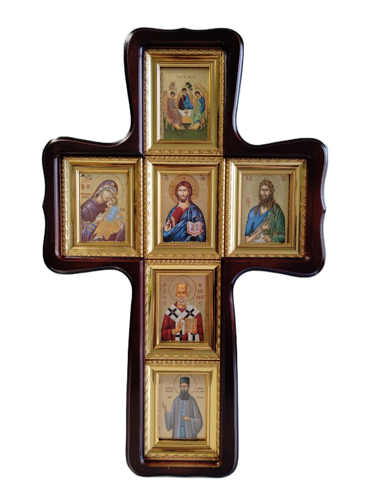 Стенен кръст с икони