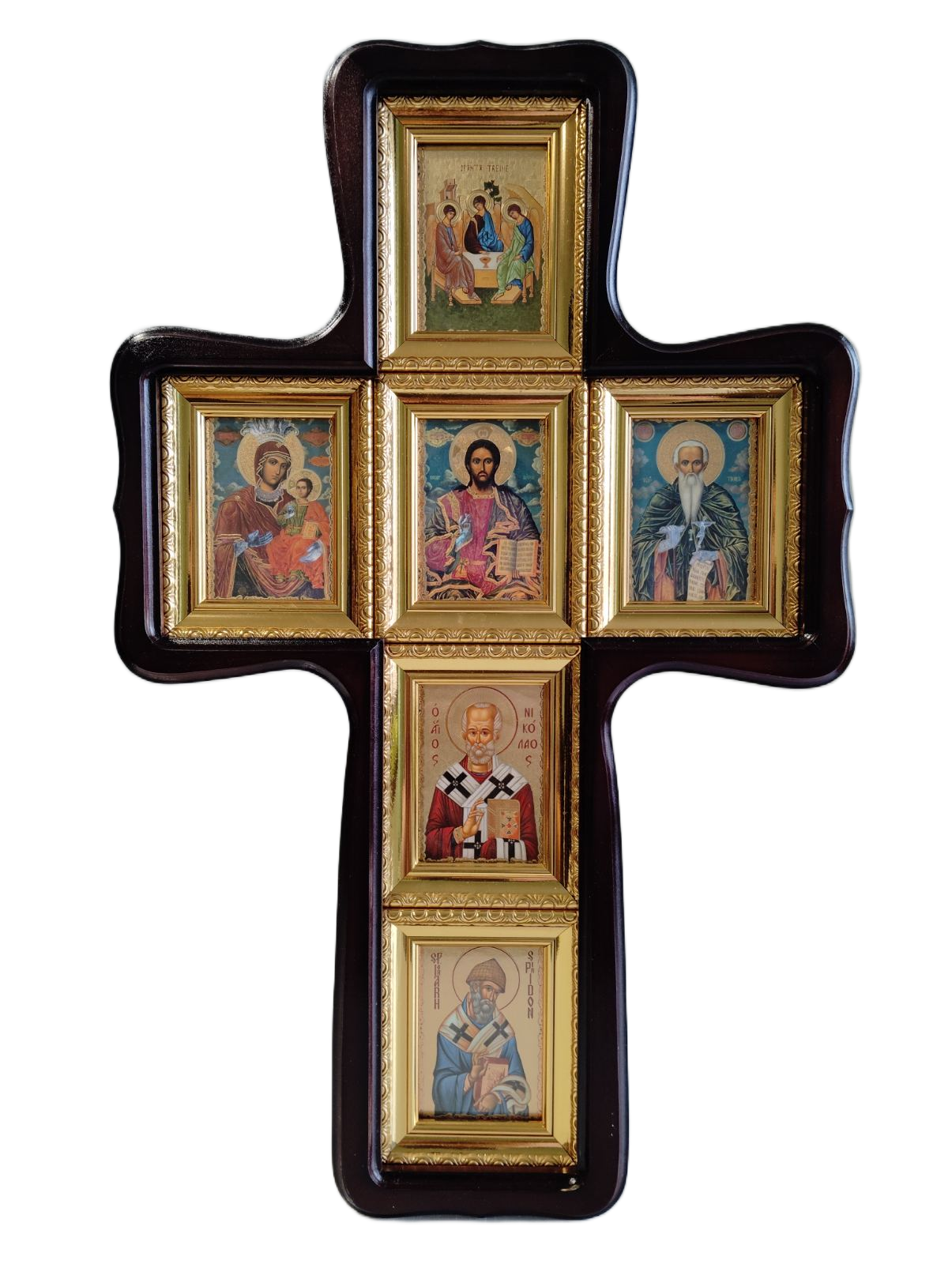 Стенен кръст с икони