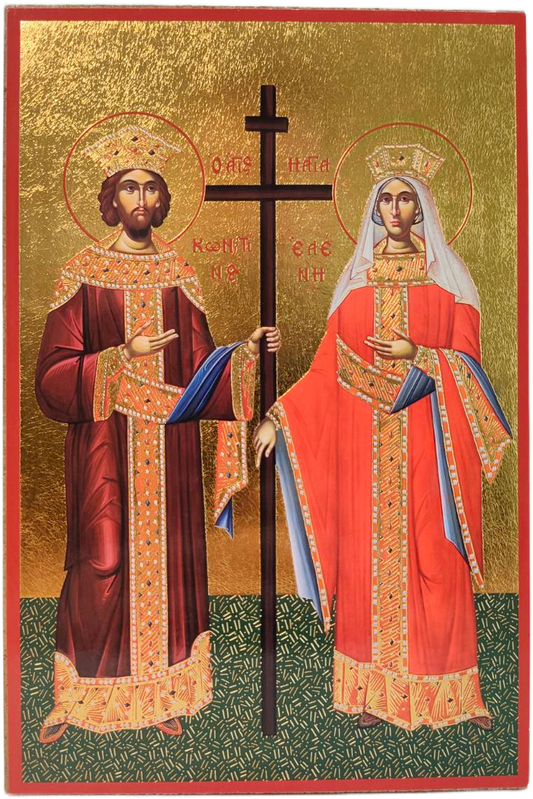 Икона на Св. Константин и Св. Елена
