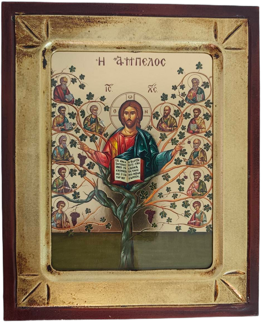 Икона на Иисус Христос с Апостолите